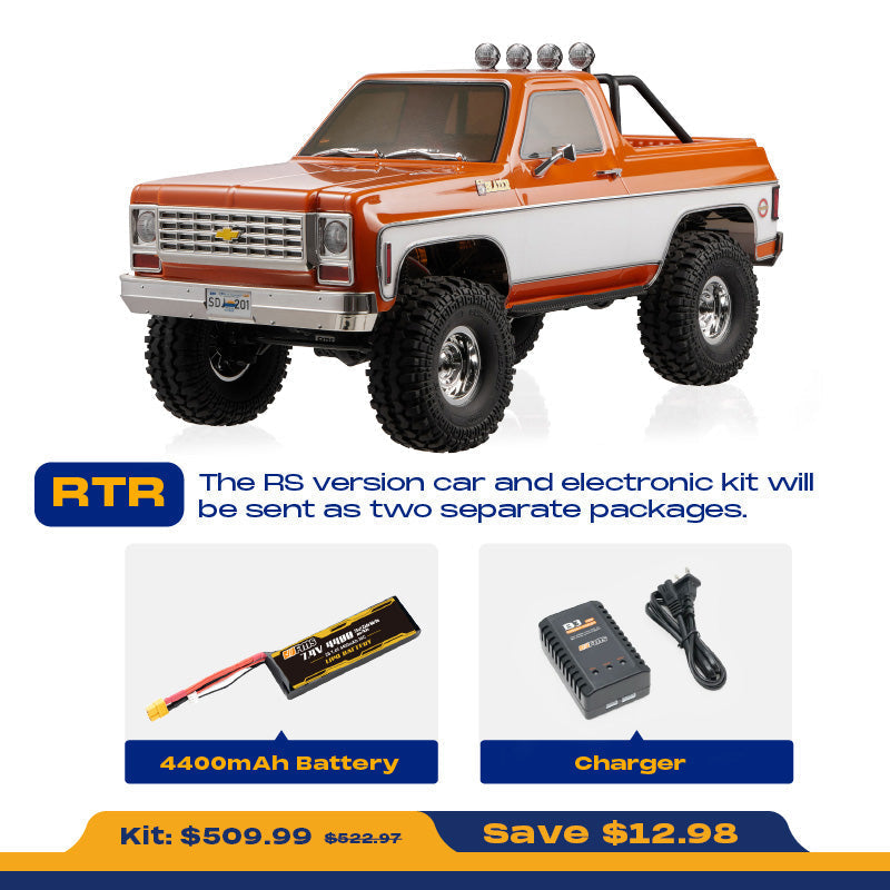 TCH 1:10 FCX10 Chevrolet K5 Blazer Off-Road RC Crawler RS