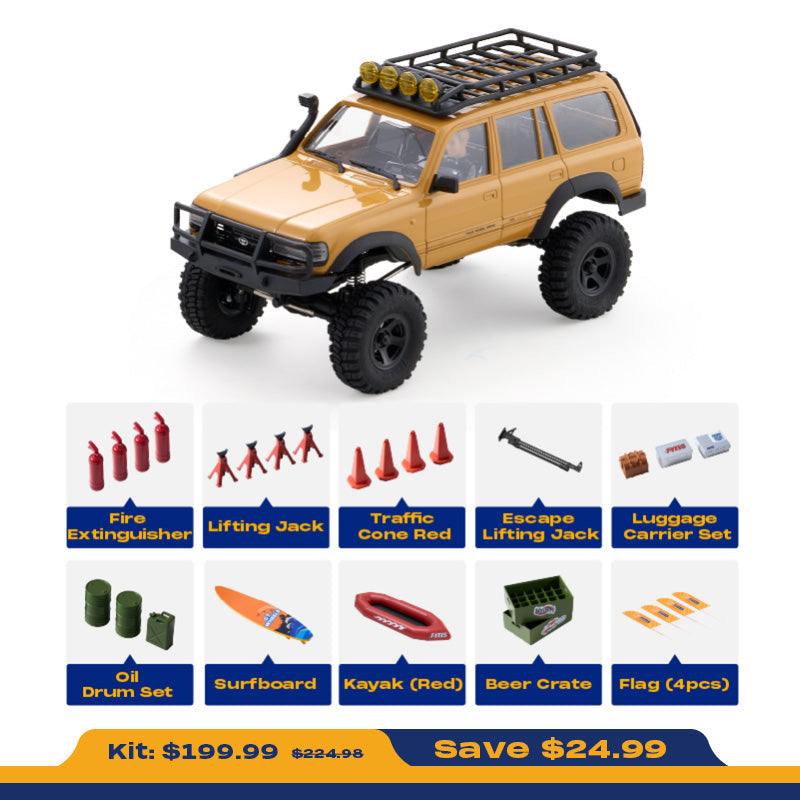 TCH 1:18 FCX18 LC80 Toyota Land Cruiser 80 V2 RTR