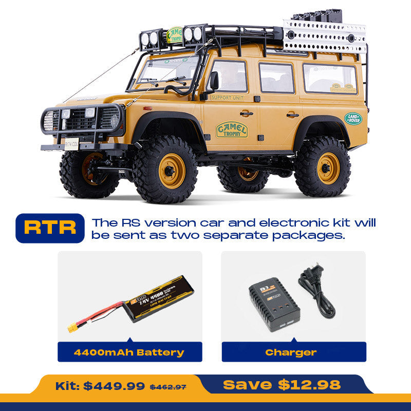 TCH 1:10 FCX10 Land Rover Camel Trophy Edition RS
