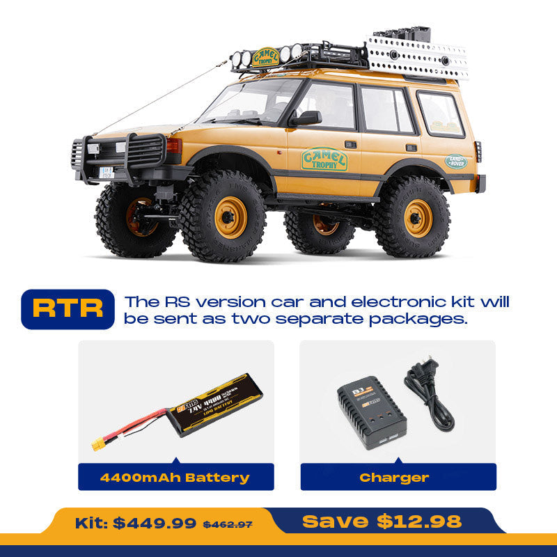 TCH 1:10 FCX10 Land Rover Camel Trophy Edition RS