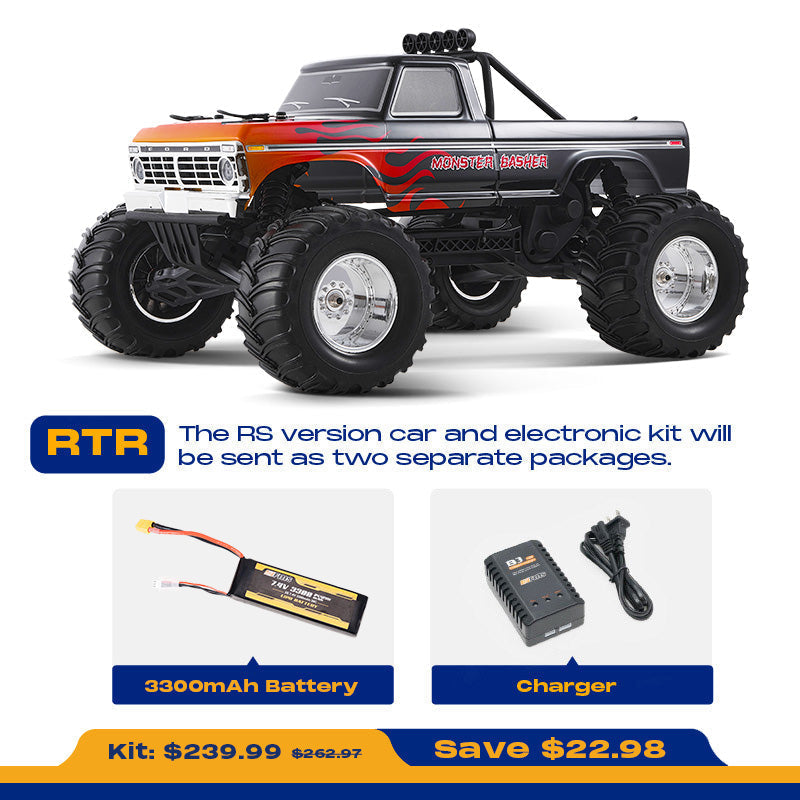 TCH 1:10 Ford F-100 Monster Truck Brushless RS