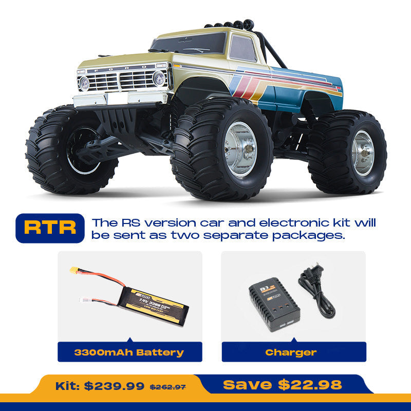 TCH 1:10 Ford F-100 Monster Truck Brushless RS