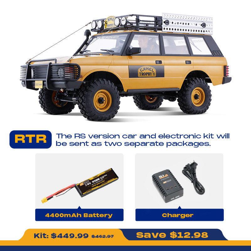 TCH 1:10 FCX10 Land Rover Camel Trophy Edition RS