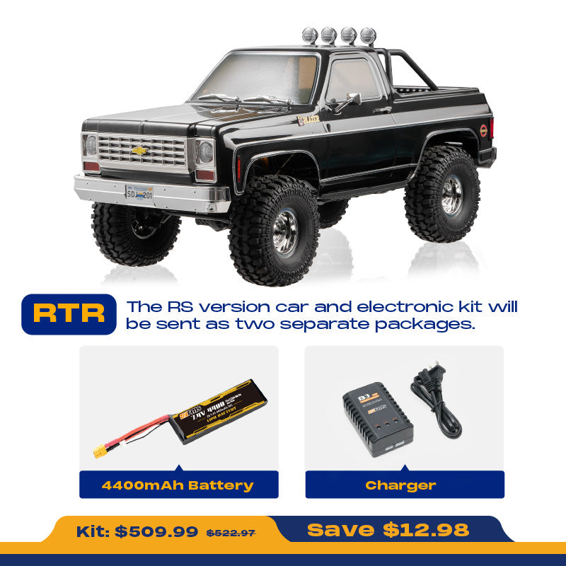 TCH 1:10 FCX10 Chevrolet K5 Blazer Off-Road RC Crawler RS