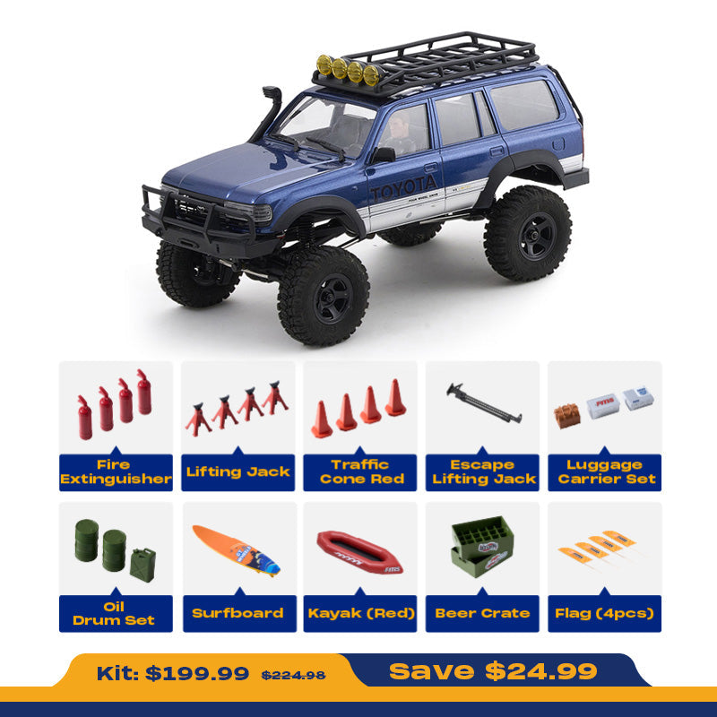 TCH 1:18 FCX18 LC80 Toyota Land Cruiser 80 V2 RTR