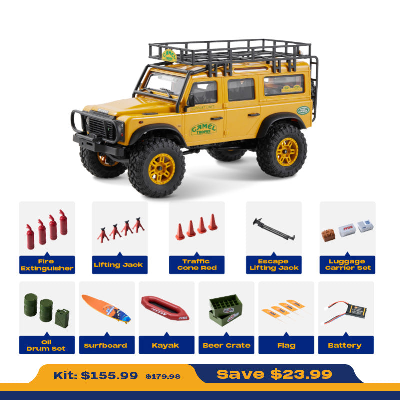 TCH FCX24M 1:24 Land Rover Camel Trophy Edition RTR