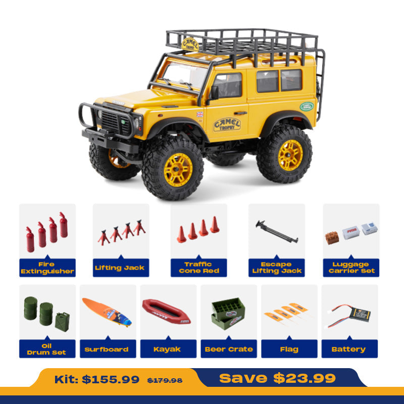 TCH FCX24M 1:24 Land Rover Camel Trophy Edition RTR