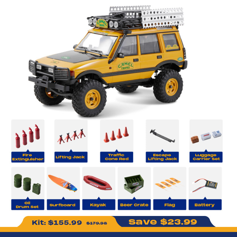 TCH FCX24M 1:24 Land Rover Camel Trophy Edition RTR