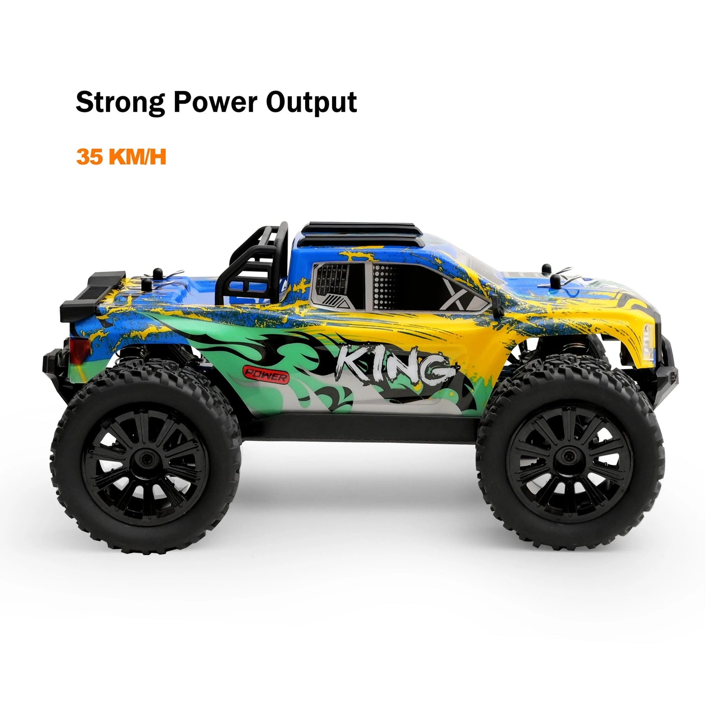 1:16 RC Cars Monster Truck - 164018,4WD 35KM/H High Speed Off-Road Truck
