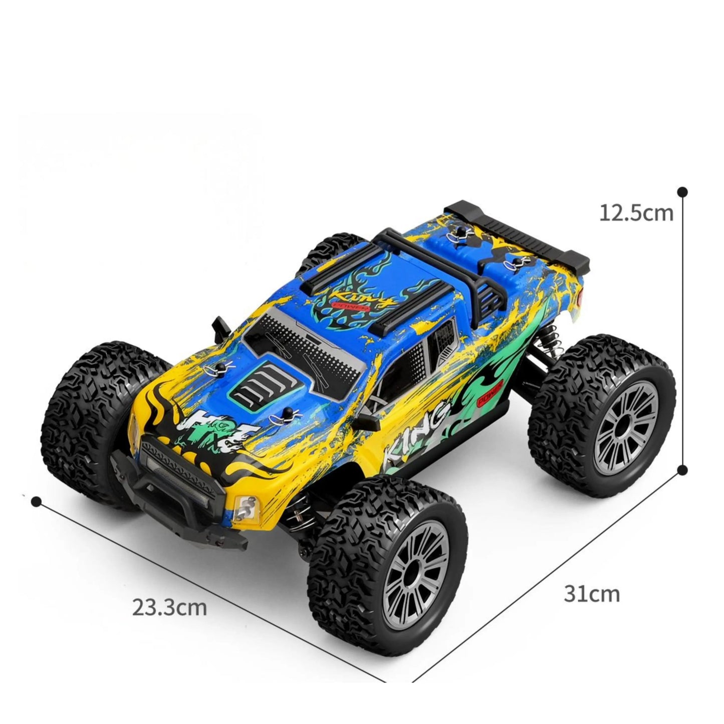 1:16 RC Cars Monster Truck - 164018,4WD 35KM/H High Speed Off-Road Truck