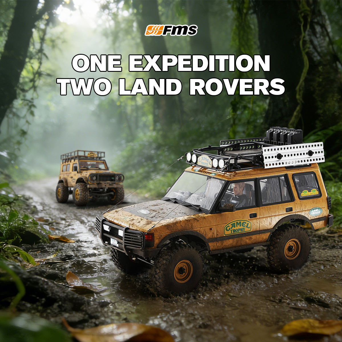 TCH 1:10 FCX10 Land Rover Camel Trophy Edition RS