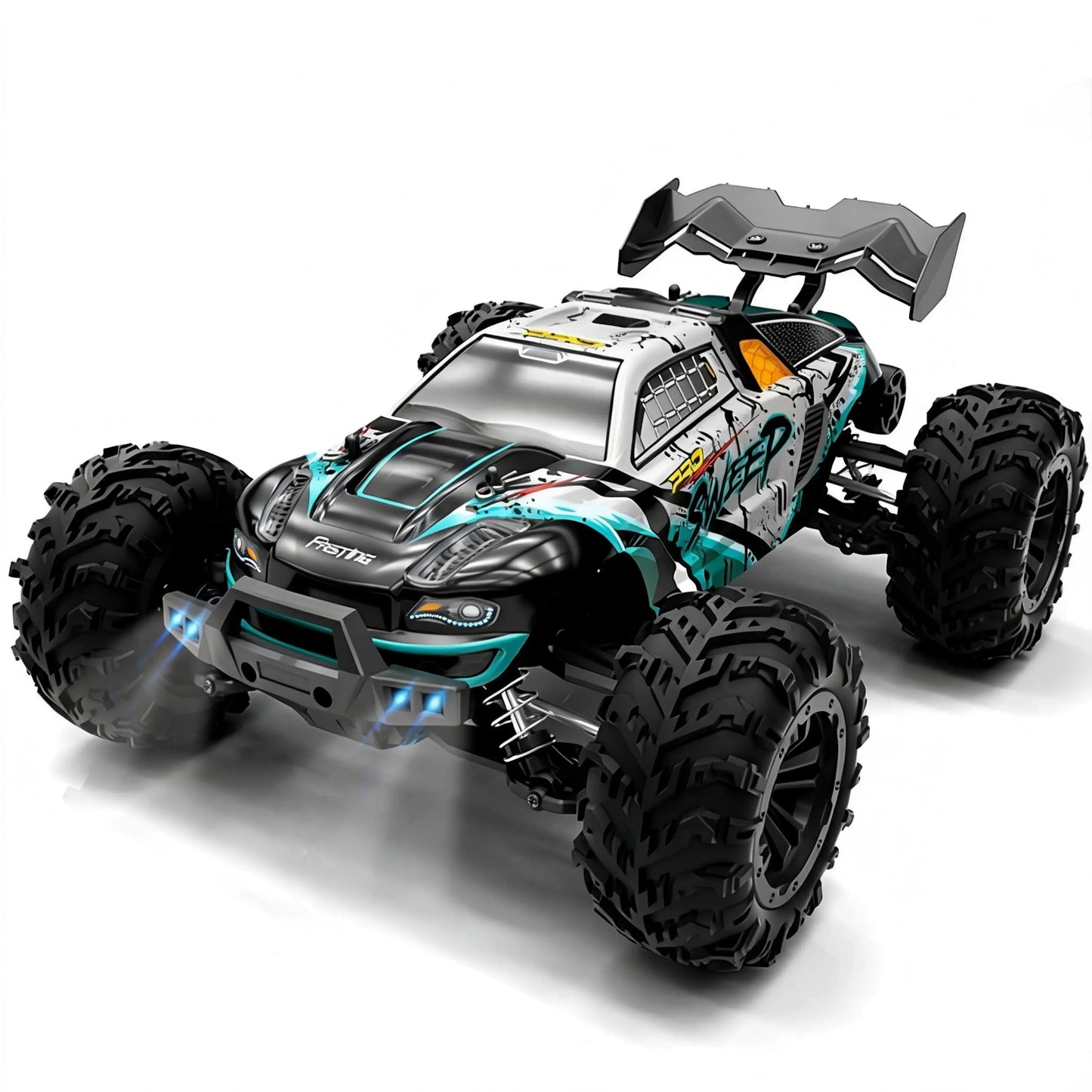 1:16 4WD 70KM/H Monster Truck for Sale - Brushless High-Speed RC Car