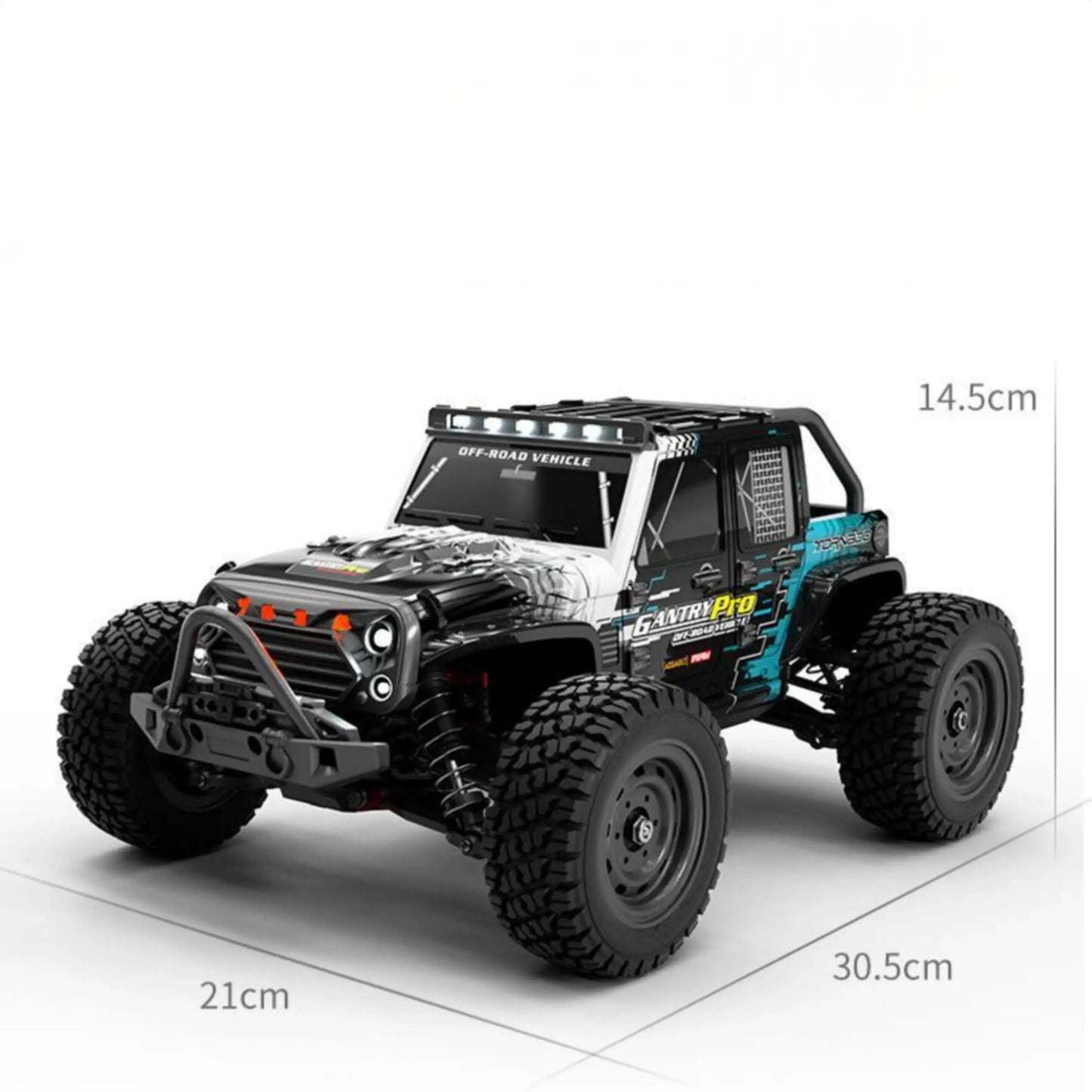 1:16 4WD 70KM/H Monster Truck for Sale - Brushless High-Speed RC Car