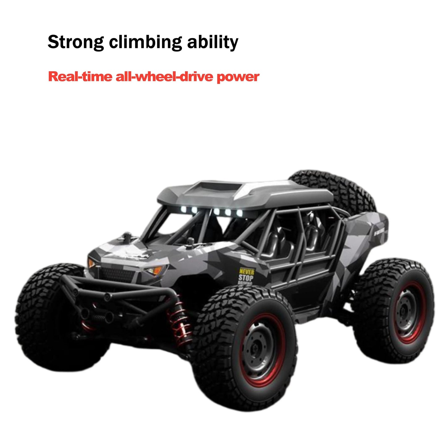 1:16 Scale 16106 4WD RC Monster Trucks | 2.4G High-Speed Off-Road Racing Car