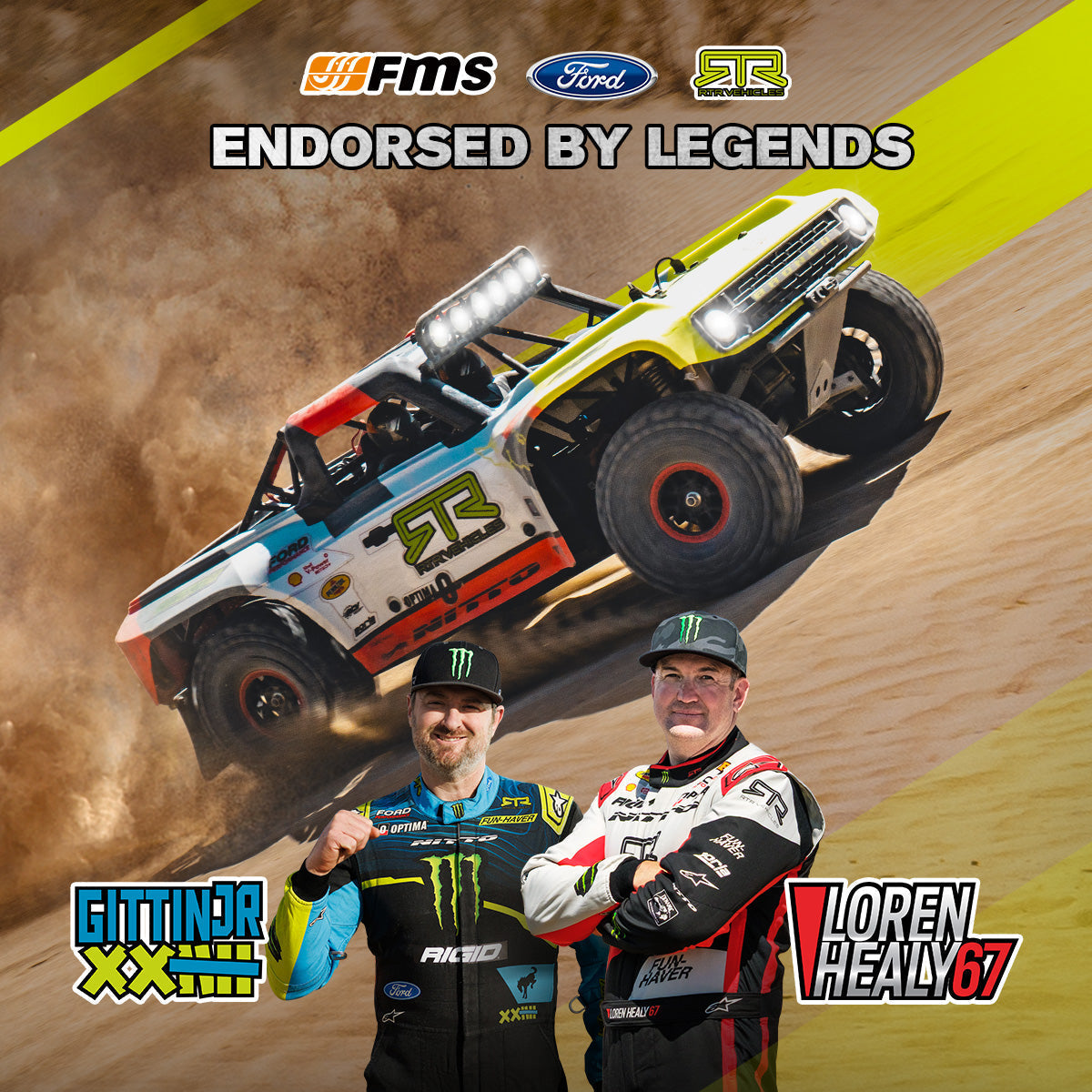 TCH 1:7 Ford Bronco RTR EB Brushless 4WD Short Course Truck RS