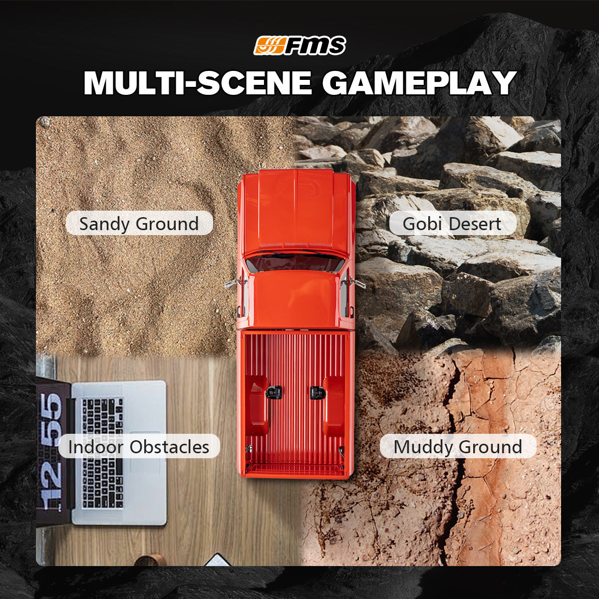 TCH 1:18 FCX18 Chevrolet K10 V2 RTR