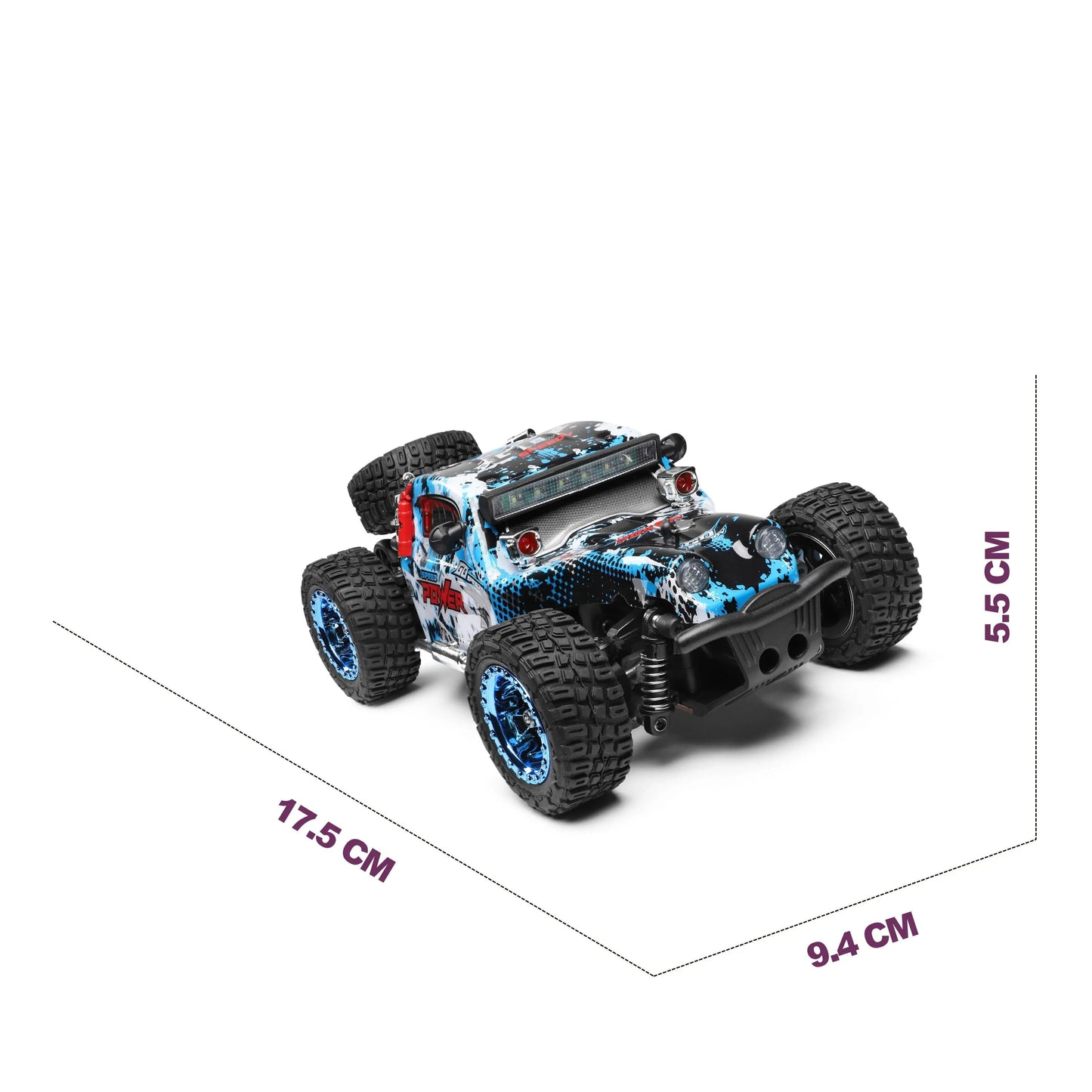 Lowrider Remote Control Cars - 1:28 Scale  284161 4WD Off-Road Rock Crawler for Adventures