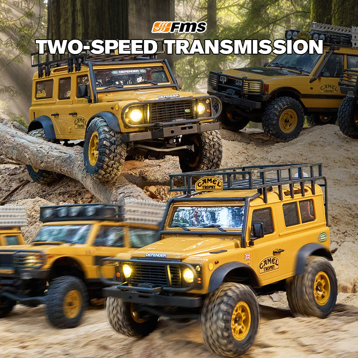 TCH FCX24M 1:24 Land Rover Camel Trophy Edition RTR