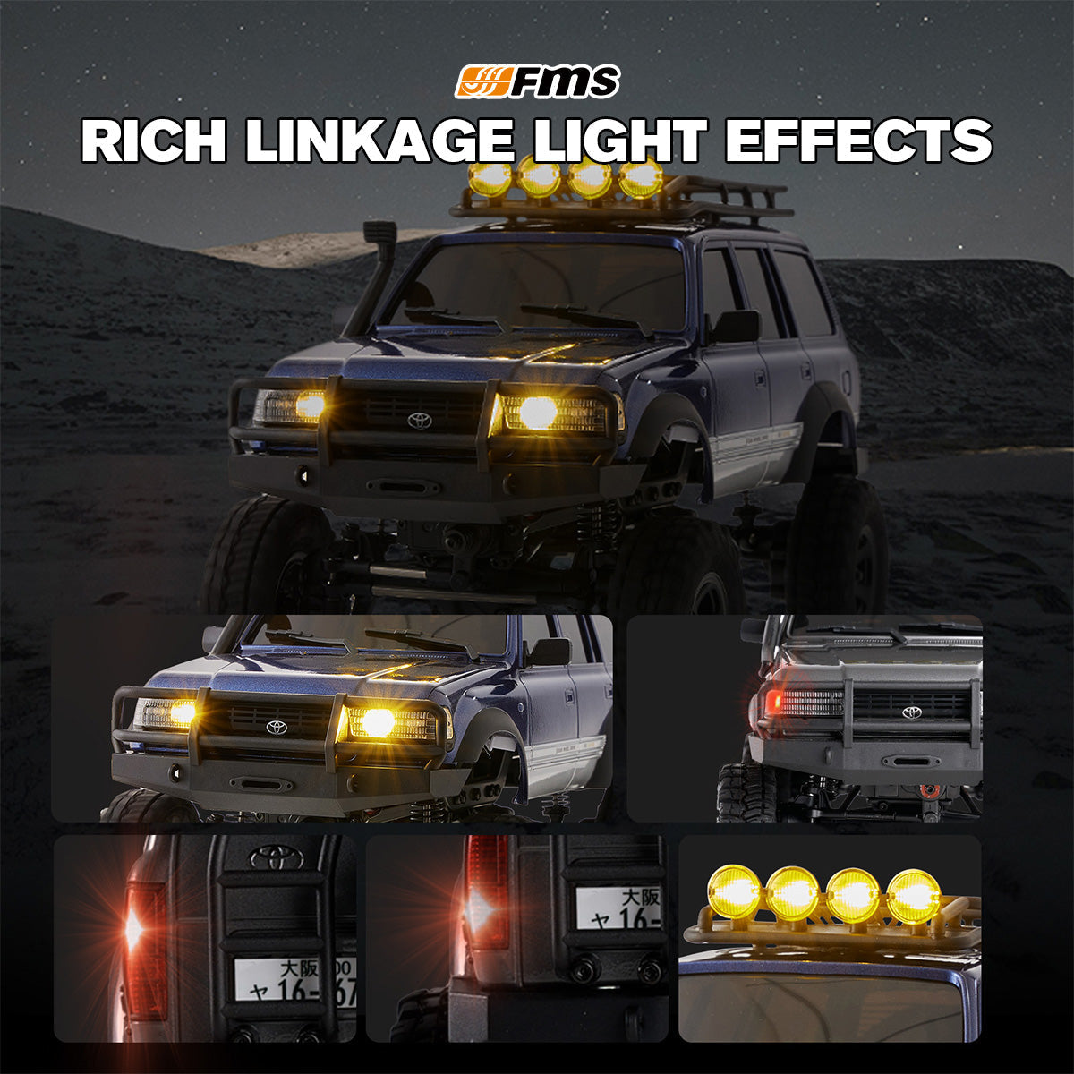TCH 1:18 FCX18 LC80 Toyota Land Cruiser 80 V2 RTR