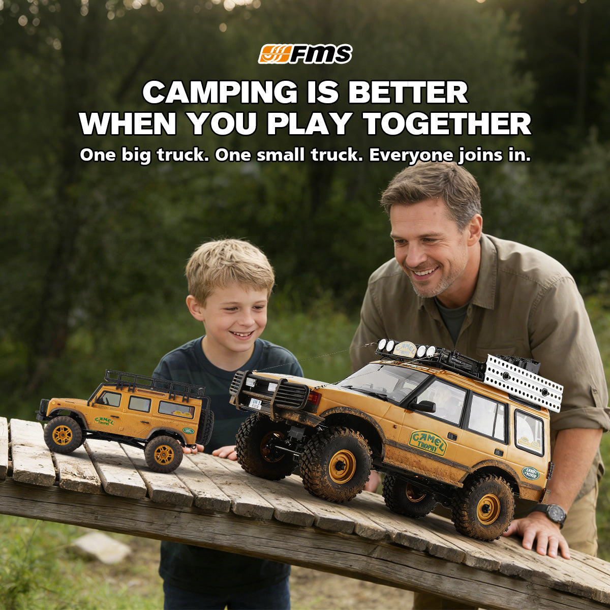 TCH 1:10 FCX10 Land Rover Camel Trophy Edition RS