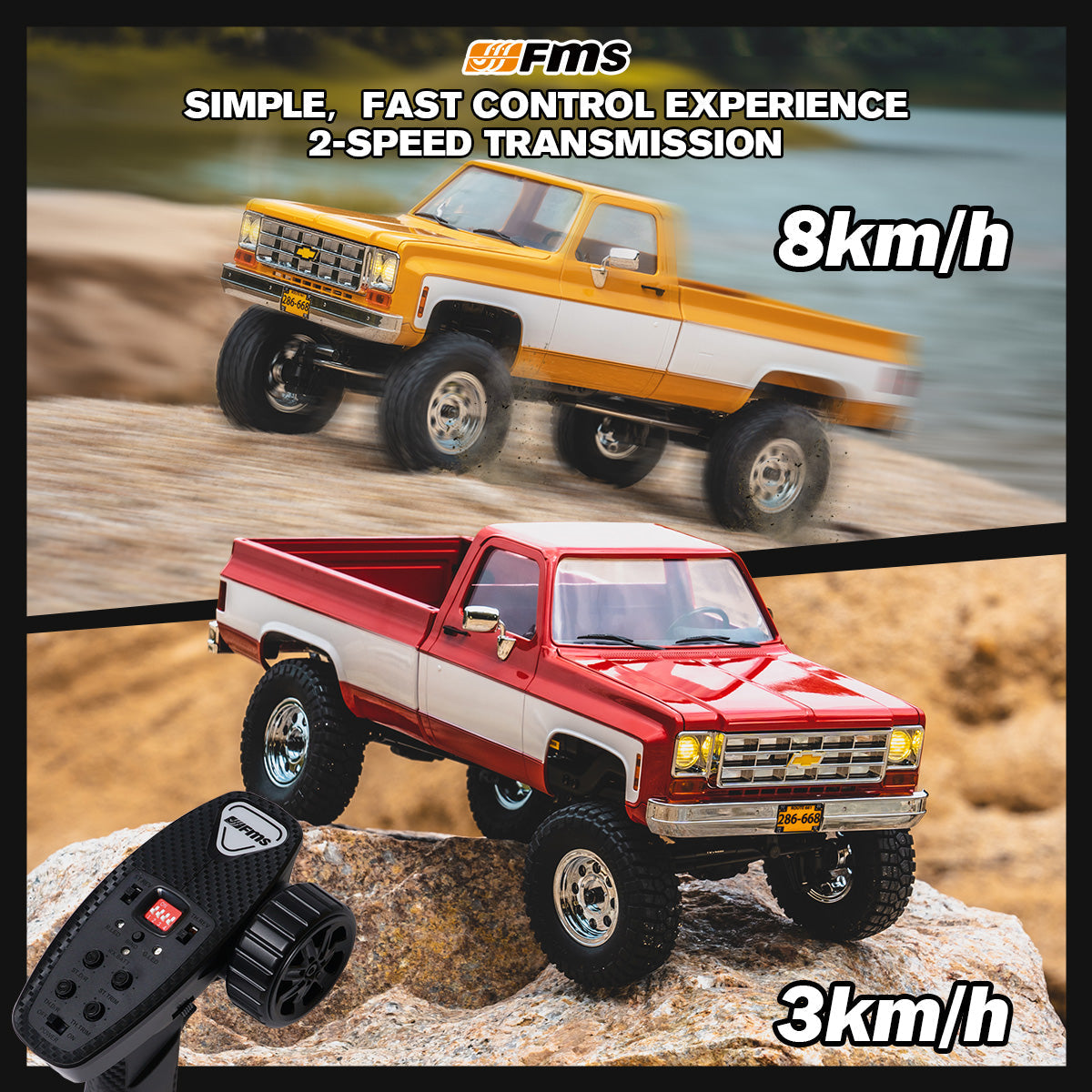 TCH 1:18 FCX18 Chevrolet K10 V2 RTR