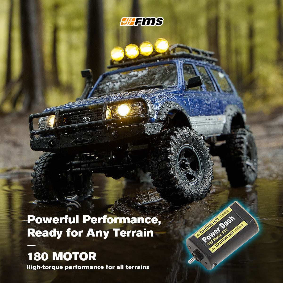 TCH 1:18 FCX18 LC80 Toyota Land Cruiser 80 V2 RTR
