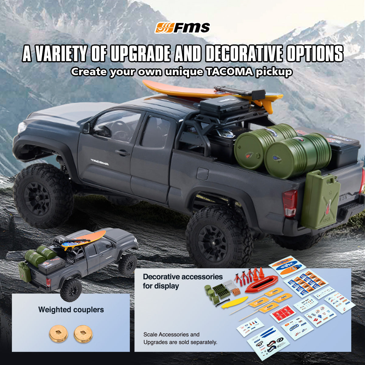 TCH 1:24 FCX24M Toyota Tacoma RTR