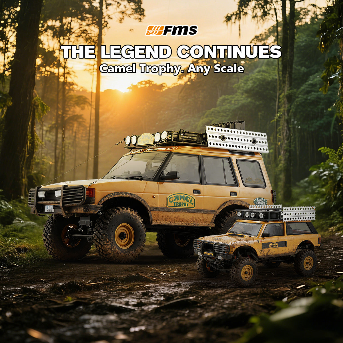 TCH 1:10 FCX10 Land Rover Camel Trophy Edition RS