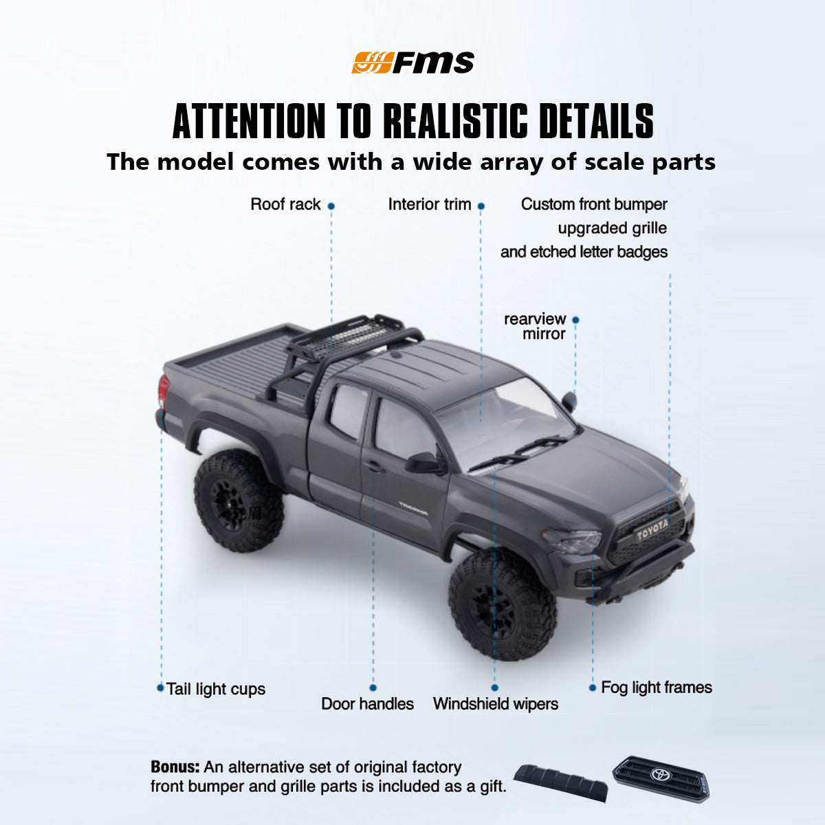 TCH 1:24 FCX24M Toyota Tacoma RTR