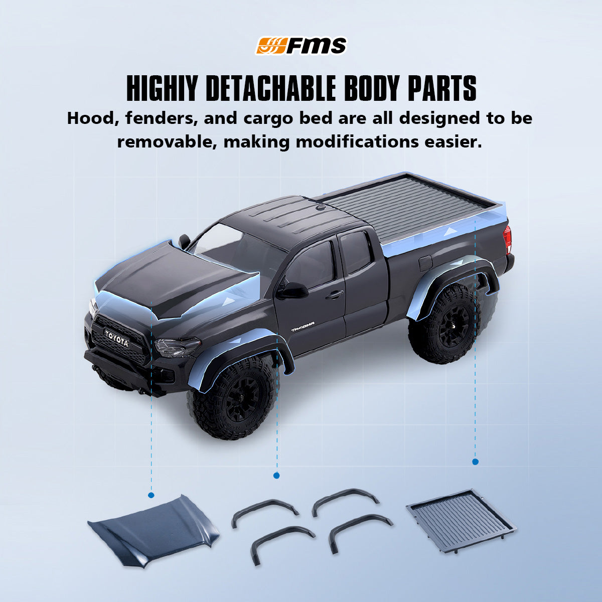 TCH 1:24 FCX24M Toyota Tacoma RTR