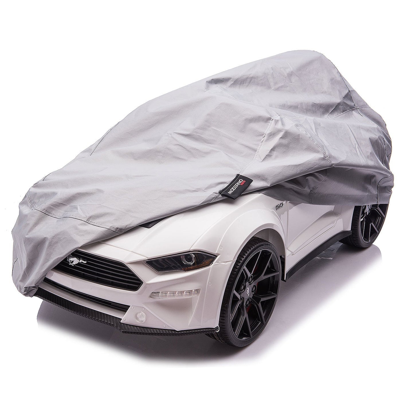 Ford Mustang GT Custom Edition 24V Kids Ride-On Car with R/C Parental Remote | Black