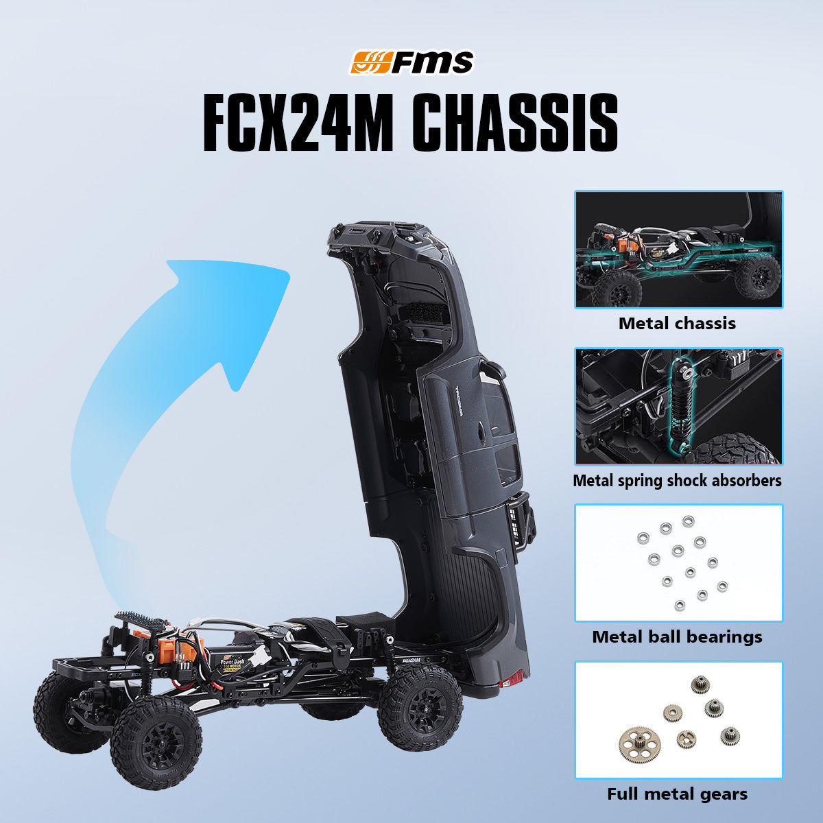 TCH 1:24 FCX24M Toyota Tacoma RTR