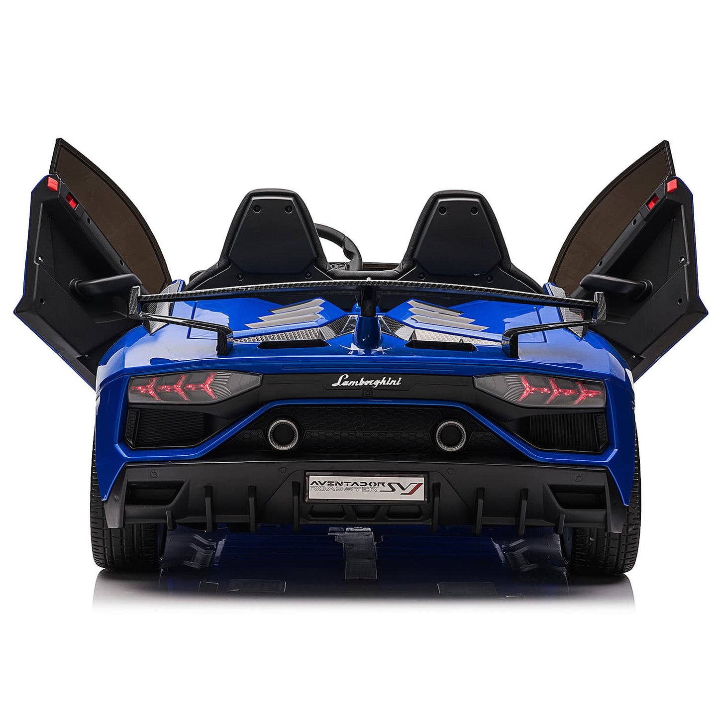 Lamborghini Aventador SVJ 24V Kids Ride-On Car with R/C Parental Remote | Blue