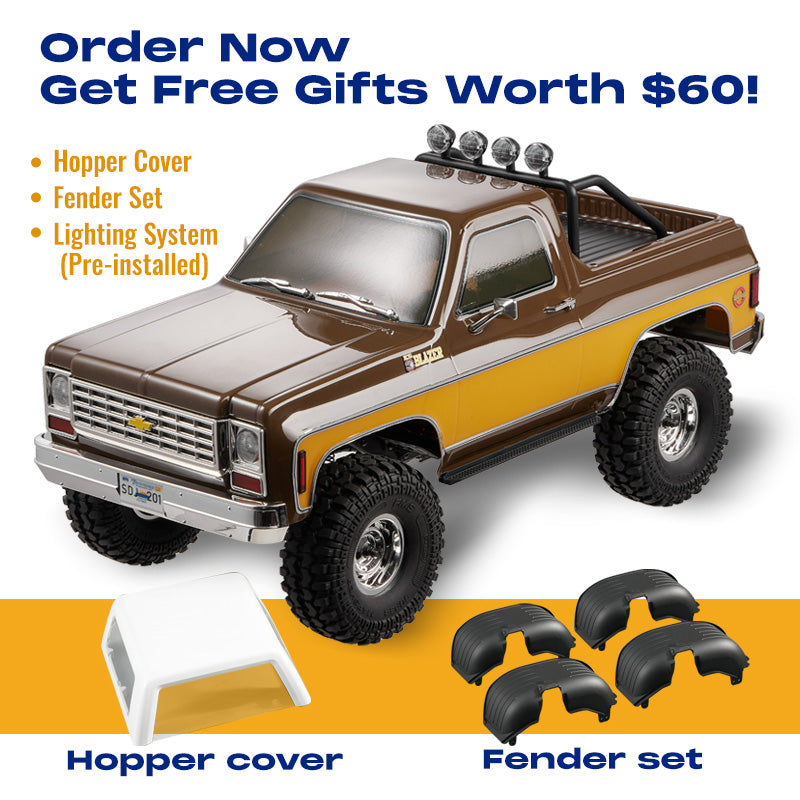 TCH 1:10 FCX10 Chevrolet K5 Blazer Off-Road RC Crawler RS
