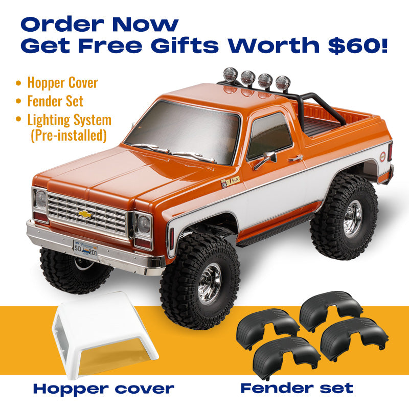 TCH 1:10 FCX10 Chevrolet K5 Blazer Off-Road RC Crawler RS