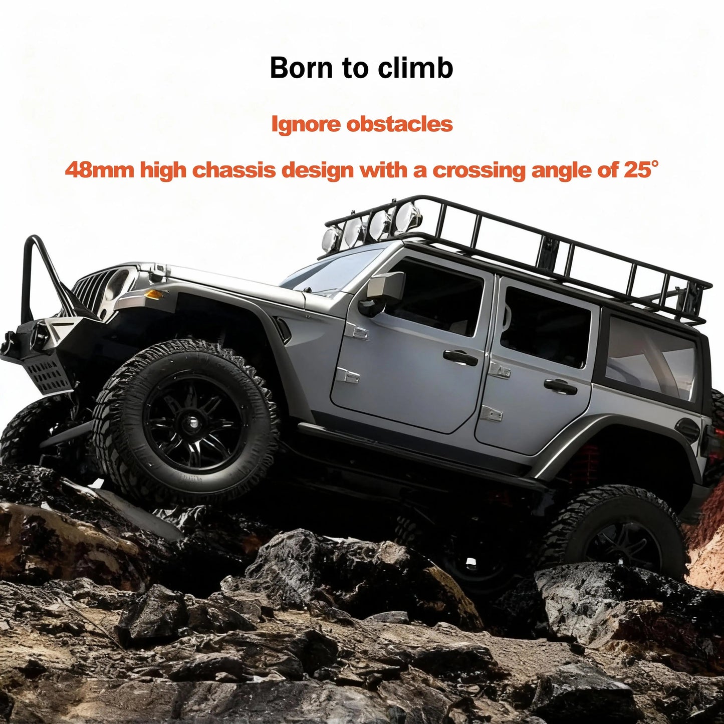 MN128: Born to Climb 1:12 Scale Rock Crawler 4x4 RC Car