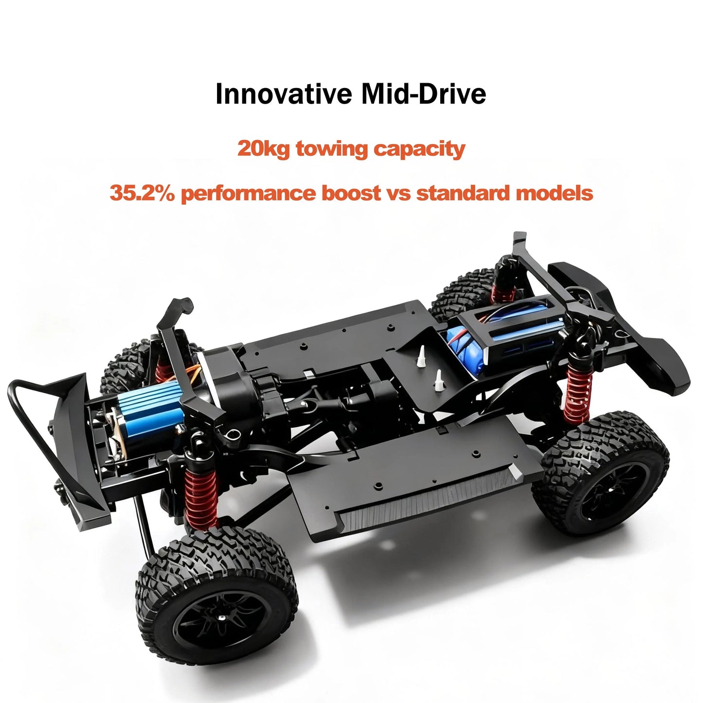 MN128: Born to Climb 1:12 Scale Rock Crawler 4x4 RC Car