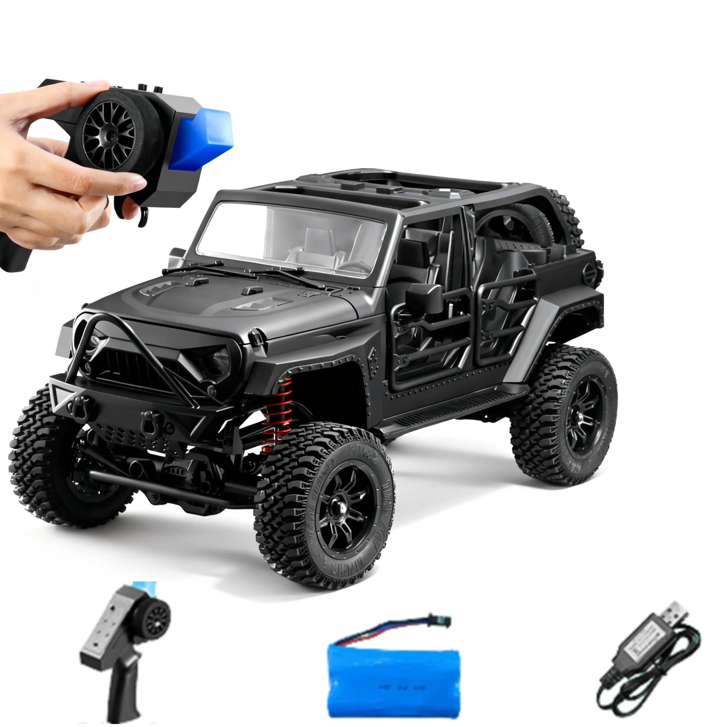 MN128: Born to Climb 1:12 Scale Rock Crawler 4x4 RC Car