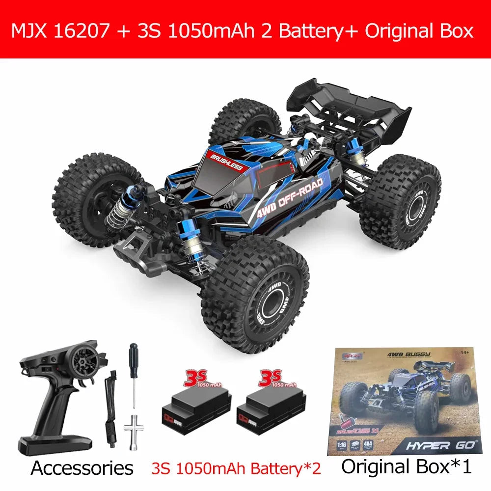 RC High-Speed Adventure: MJX 16207 1/16 Scale 4WD RC Truck at 40 MPH