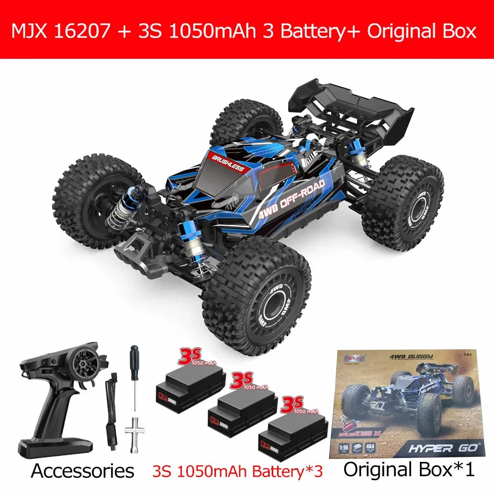 RC High-Speed Adventure: MJX 16207 1/16 Scale 4WD RC Truck at 40 MPH