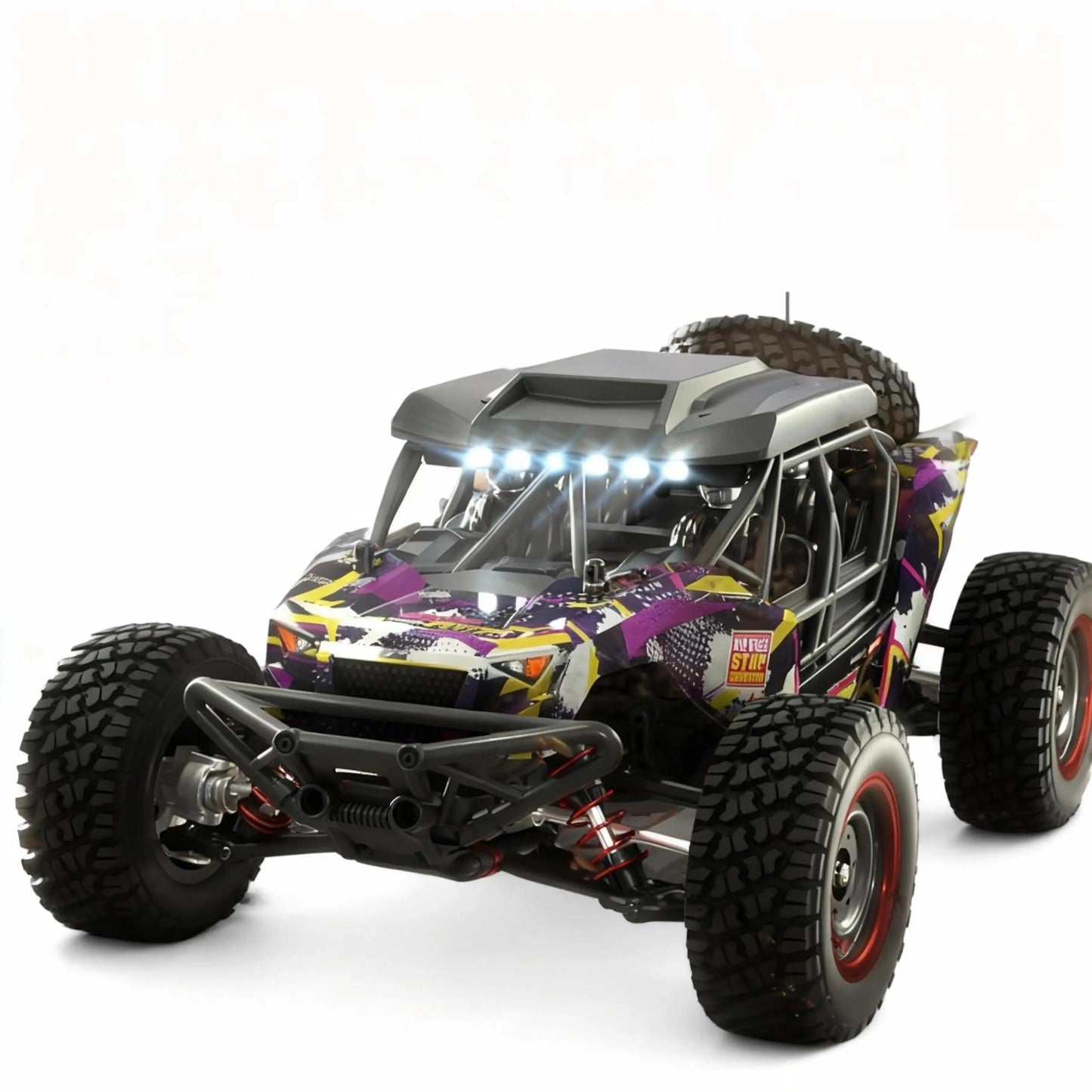 16106Pro 4WD Remote Control Monster Truck with Brushless Motor, 70km/h for Outdoor Adventures
