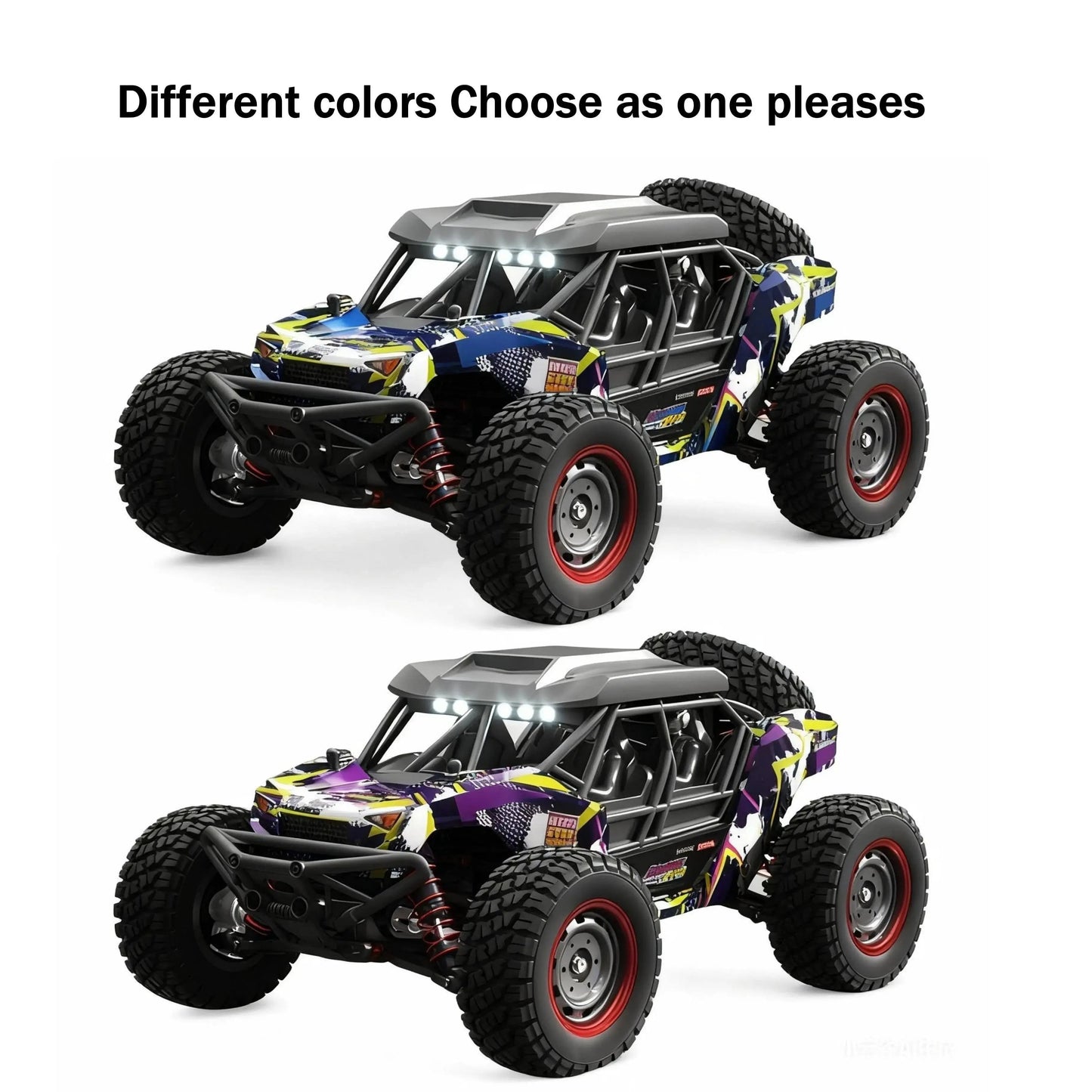 16106Pro 4WD Remote Control Monster Truck with Brushless Motor, 70km/h for Outdoor Adventures