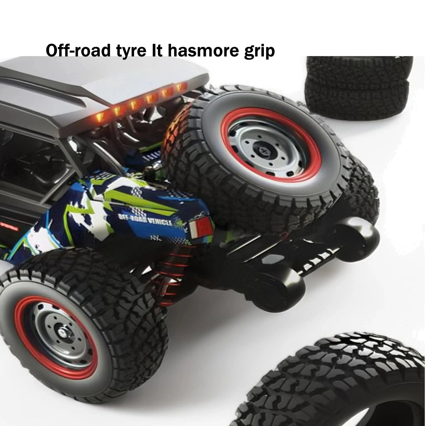16106Pro 4WD Remote Control Monster Truck with Brushless Motor, 70km/h for Outdoor Adventures