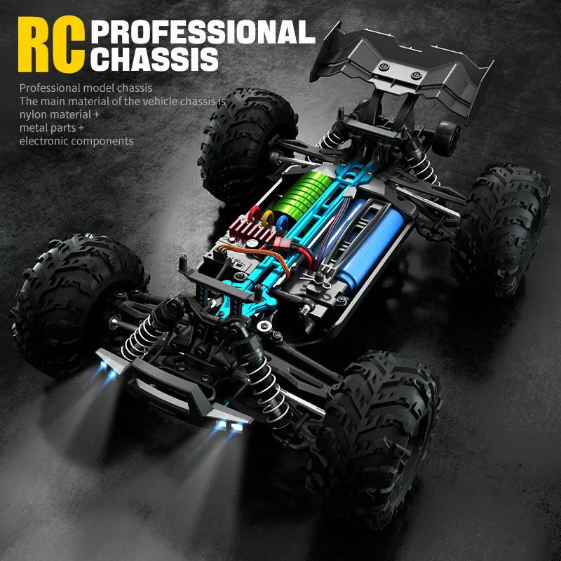 Q117 1To16 4WD RC Car – 70kmh High Speed Brushless