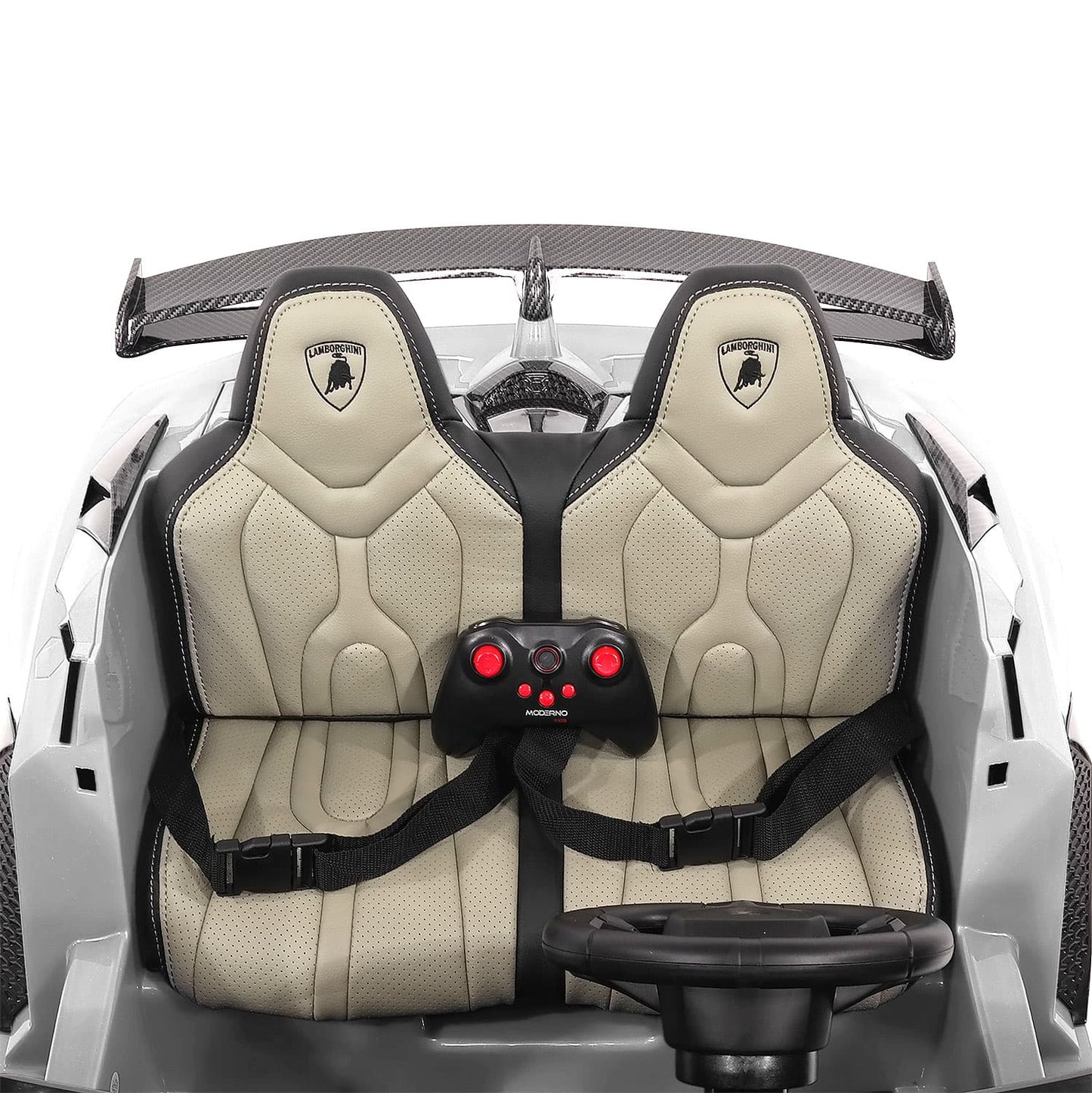 Lamborghini Aventador SVJ 24V Kids Ride-On Car with R/C Parental Remote | Blue