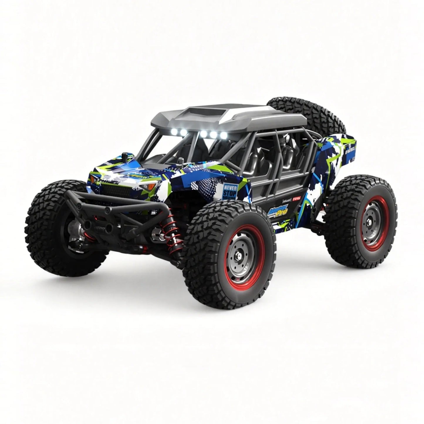 16106Pro 4WD Remote Control Monster Truck with Brushless Motor, 70km/h for Outdoor Adventures
