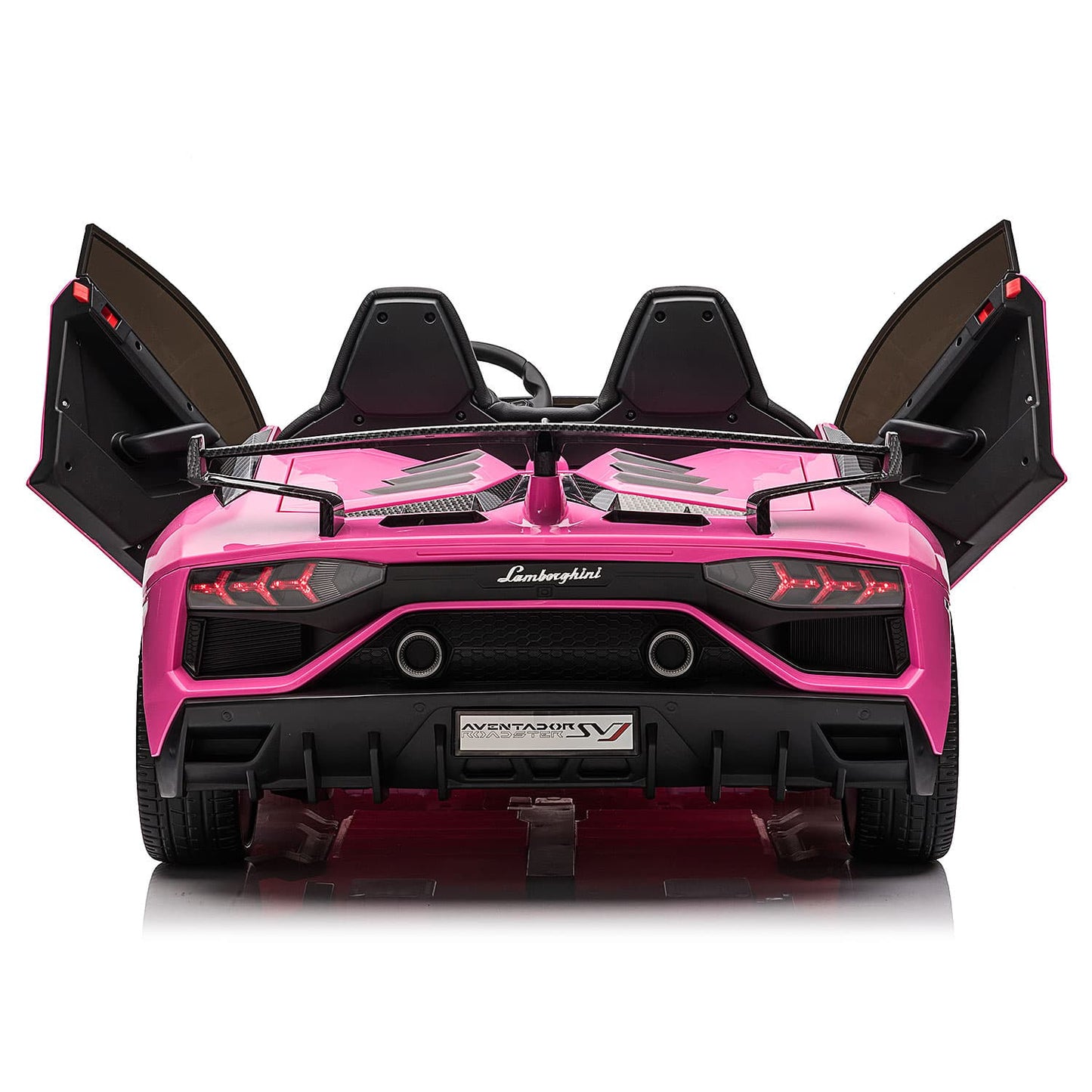 Lamborghini Aventador SVJ 24V Kids Ride-On Car with R/C Parental Remote | Pink
